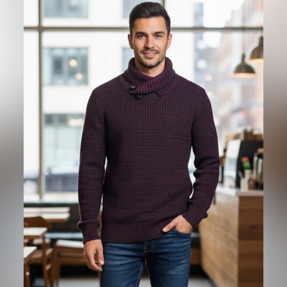 Unisex Dark Purple Sweater